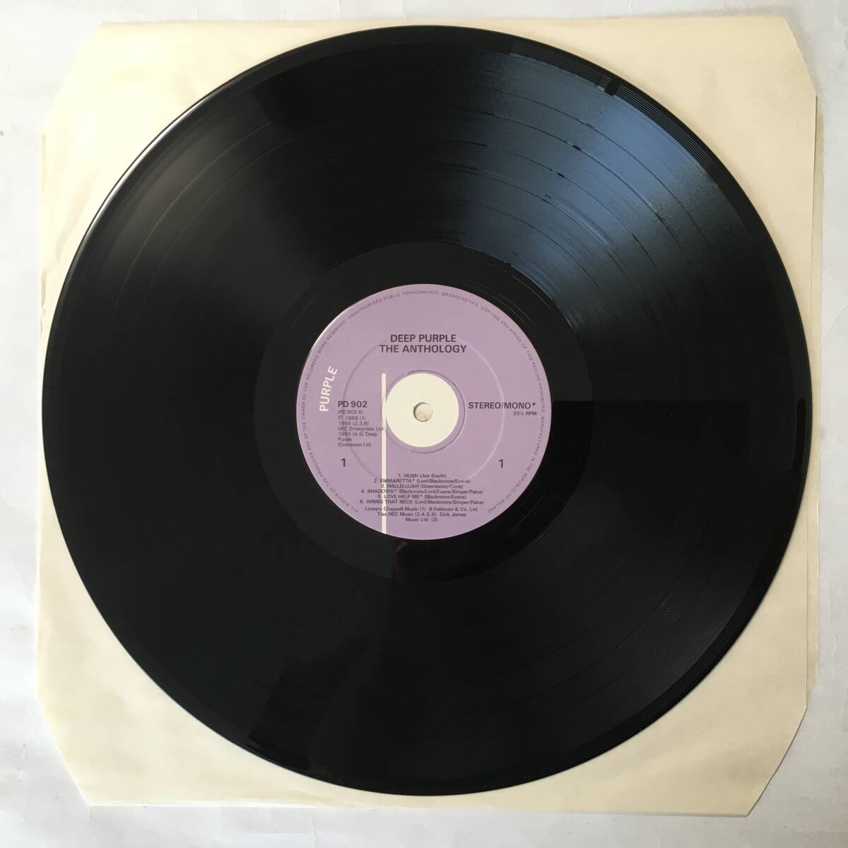 DEEP PURPLE ANTHOLOGY アイルランド盤_画像3