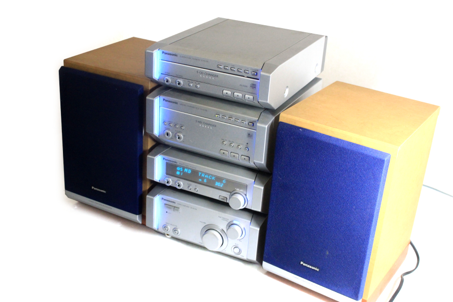 リモコン付き CD,MD音出しOK★st-hd705 se-hd705 sl-hd705 rs-hd505 sj-hd705 sb-hd705 sc-hd705md Panasonic パナソニック システムコンポ