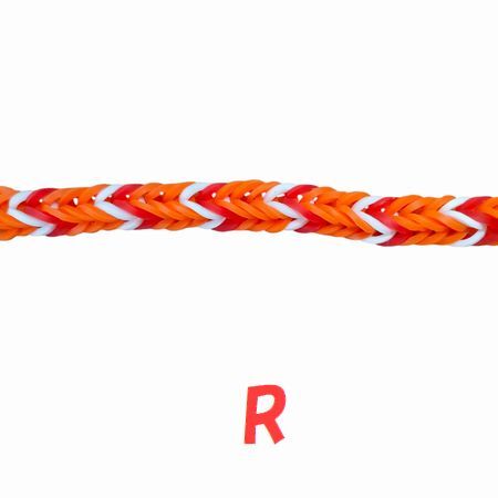 10-29 プレイに集中！ スコアカウンター 色：オレンジ「R」 ハンドメイド・・・ブレスレットタイプ デジタル表示の画像5