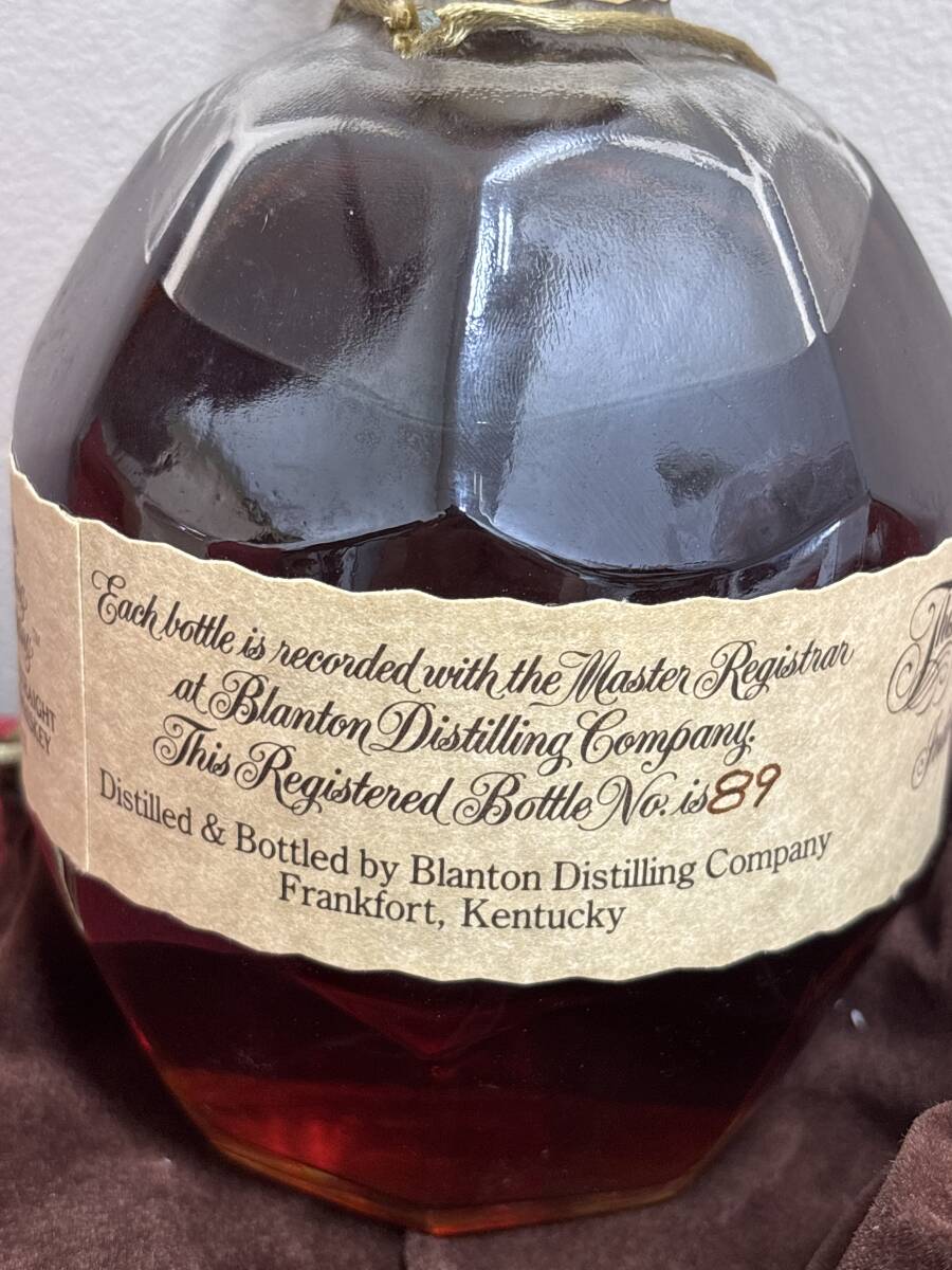 ブラントンBlanton'sシングルバレル 1988 年ストレートバーボン Buy Buy Blantons Single Barrel Bourbon 1988 | Flask Wines