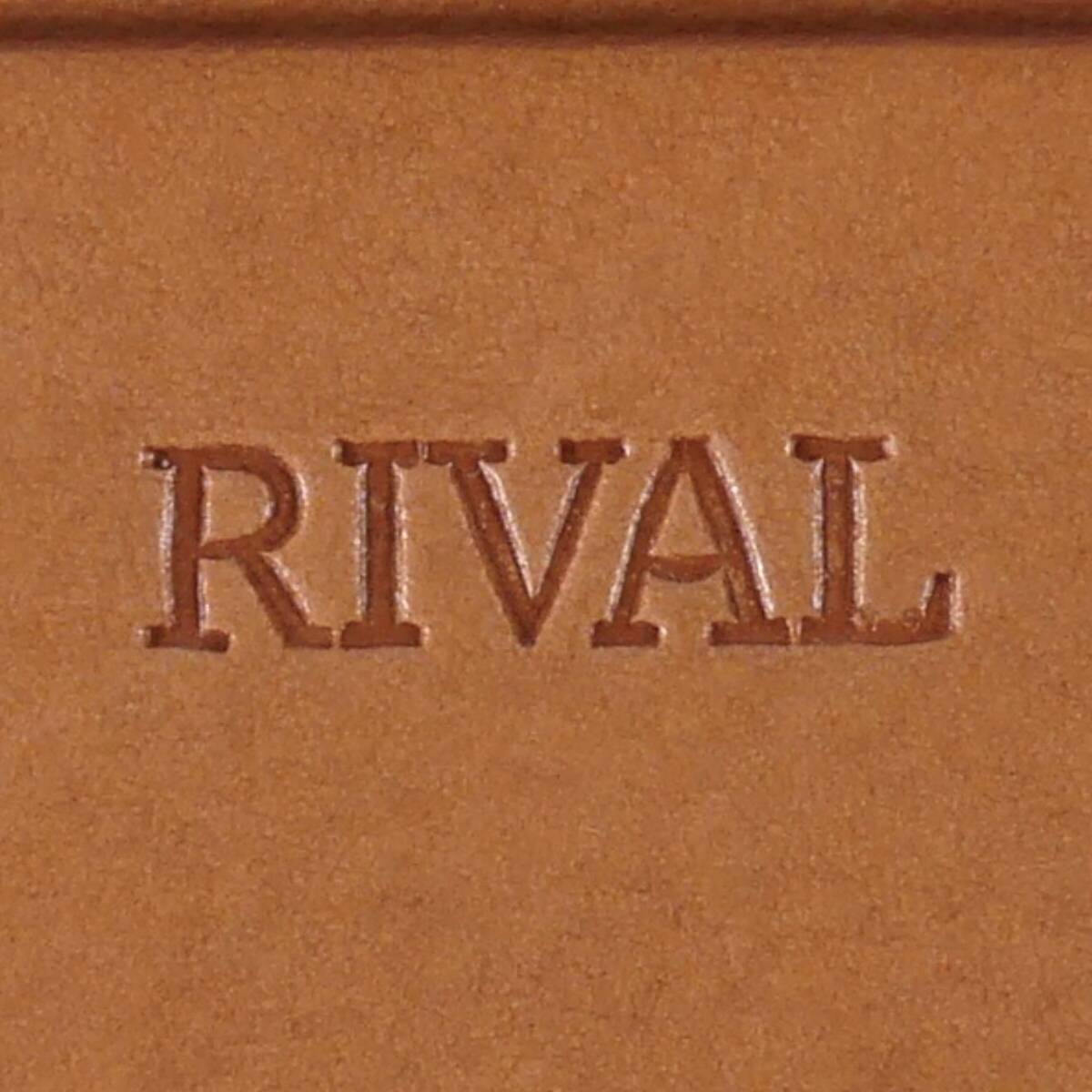 即決★RIVAL★オールレザー ビジネスバッグ ショルダーバッグ 2way リヴァル メンズ 茶 キャメル 本革 ブリーフケース 斜め掛け 皮 通勤 A4_画像10