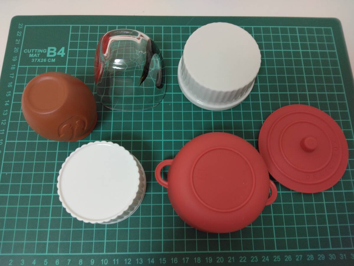 食器　ココット皿　陶製　プラ製　魔法の壺プリン　漆器小鉢　DELICIEUX　容器　まとめ★1437_画像9