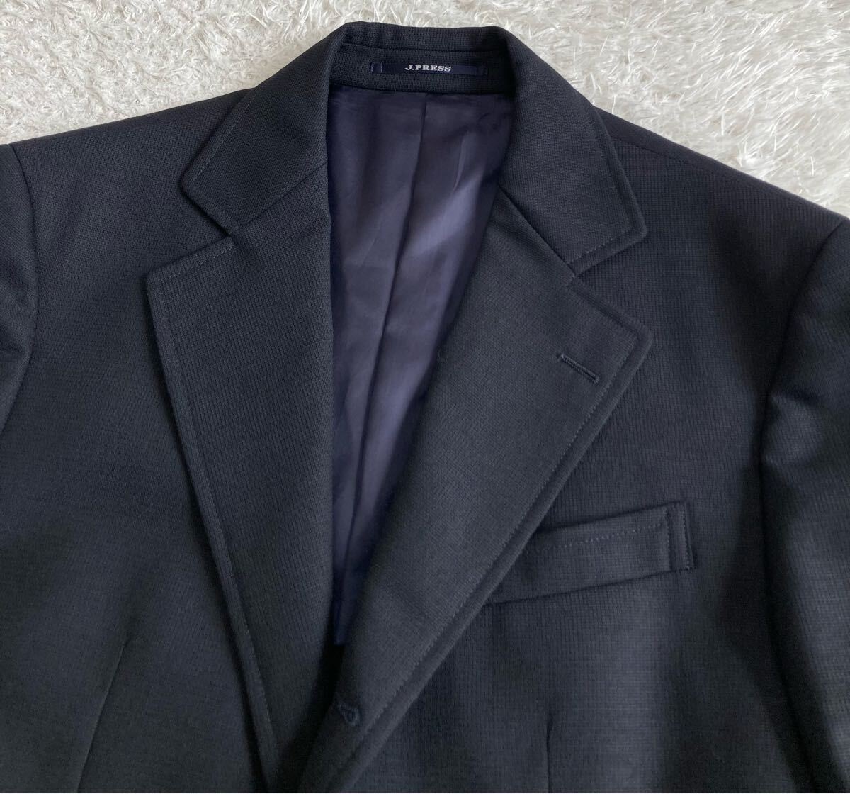 【美品】 Jプレス PEPPIN MERINO ウール 銀ボタン ジャケット B6 Lサイズ相当 J.PRESS ブレザー (ジェイプレス) ⁄ PEPPINメリノウールジャケット⁄021-5-CBZ-OV