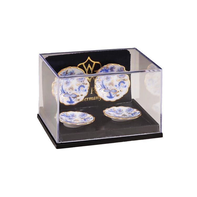 ミニチュア　 ロイターミニチュア　　ケーキ皿４枚セット　ゴールドオニオン　RP1353-5　ドールハウス用_画像6