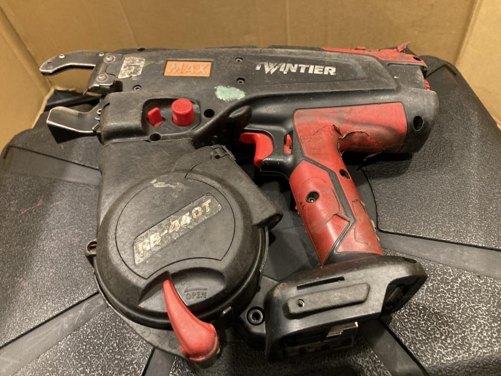 020♪おすすめ商品♪MAX　マックス 充電式鉄筋結束機　リバータイア RB-399　本体のみ　*通電時赤ランプ点滅 動作未確認 020♪おすすめ品・即決価格♪MAX マックス 鉄筋結束機 ツインタイヤ RB