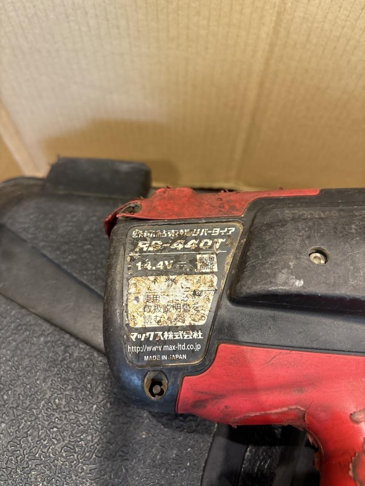 020♪おすすめ商品♪MAX　マックス 充電式鉄筋結束機　リバータイア RB-399　本体のみ　*通電時赤ランプ点滅 動作未確認 020♪おすすめ品・即決価格♪MAX マックス 鉄筋結束機 ツインタイヤ RB
