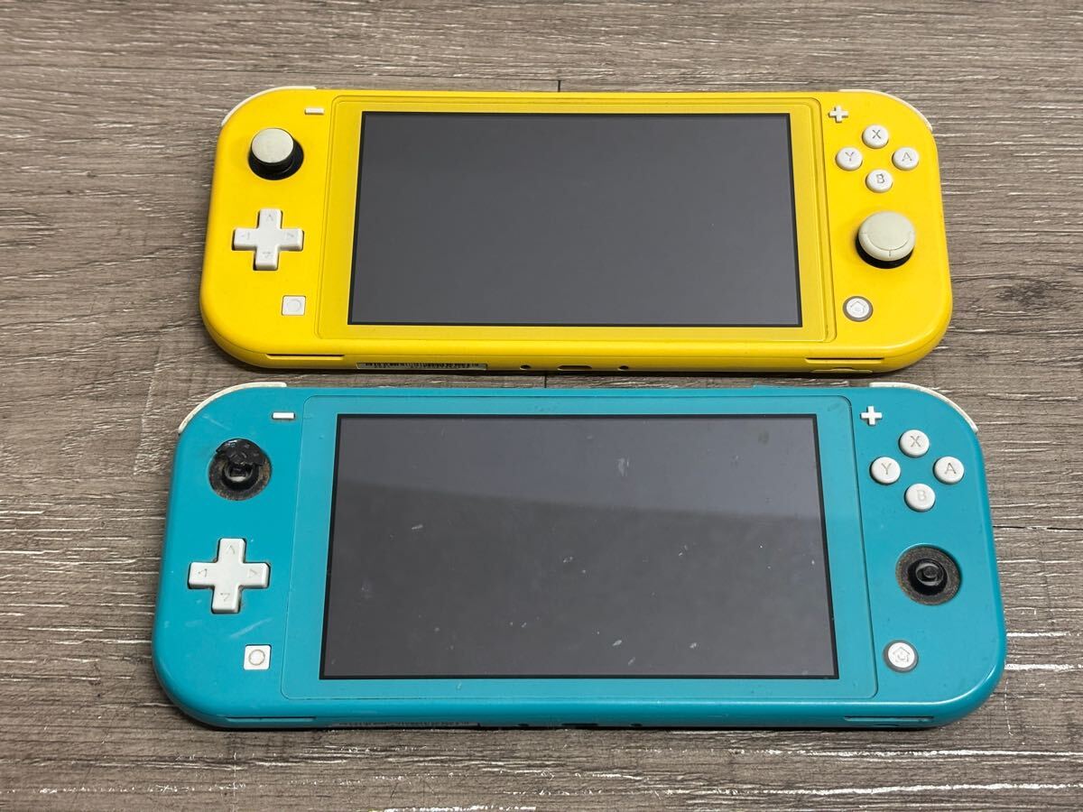 Nintendo Switch Lite イエロー&ターコイズ セット ジャンク ☆ SW ☆ ニンテンドースイッチ ライト 2台 まとめ売り ジャンク