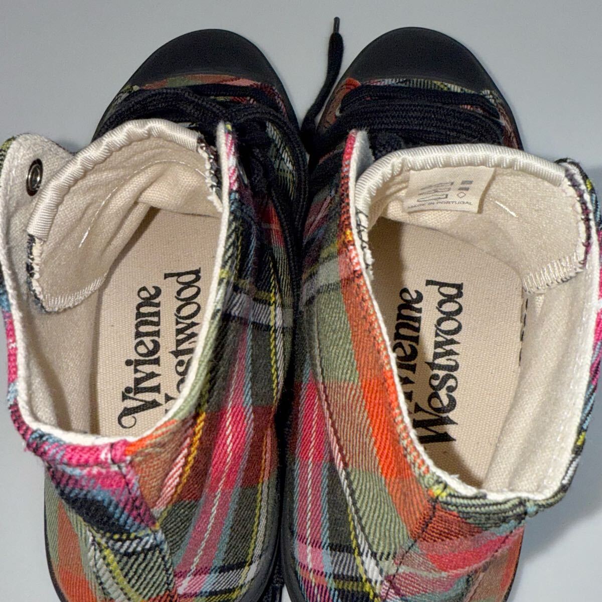 Vivienne Westwood Plimsoll ハイトップ タータンスニーカー Vivienne Westwood ヴィヴィアン ウエストウッドPLIMSOLL HIGH