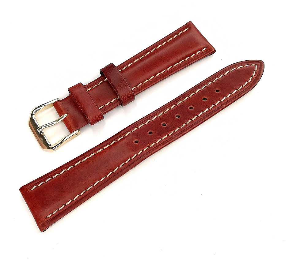 【KREISLER】 19mm 腕時計ベルト 本革 メンズウォッチレザーベルト 男性用時計バンド ヴィンテージ/ビンテージ　クライスラー　MB1034