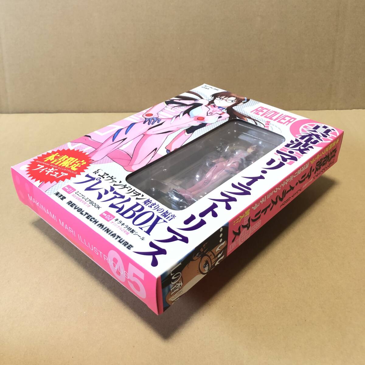 CR Evangelion начало. удача звук premium BOX подлинный . волна * Мали * иллюстрации задний s не использовался * бесплатная доставка * трудно найти фигурка Kaiyodo