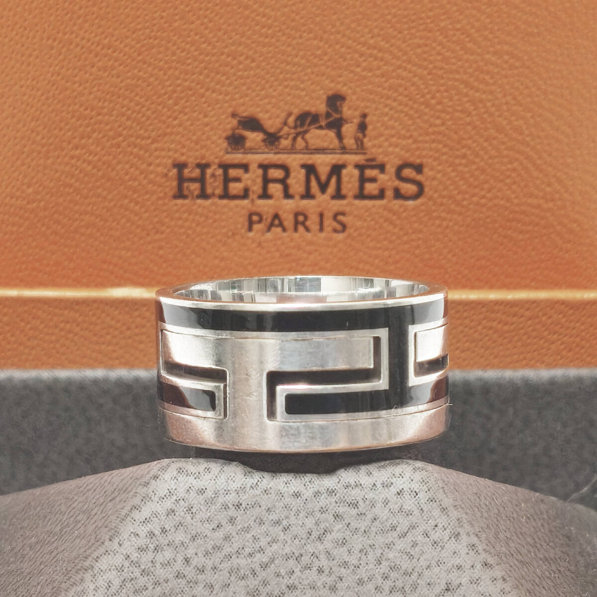 エルメス SV925 ムーブ アッシュ リング 1円スタート HERMES エルメス ムーブアッシュリング Hモチーフ
