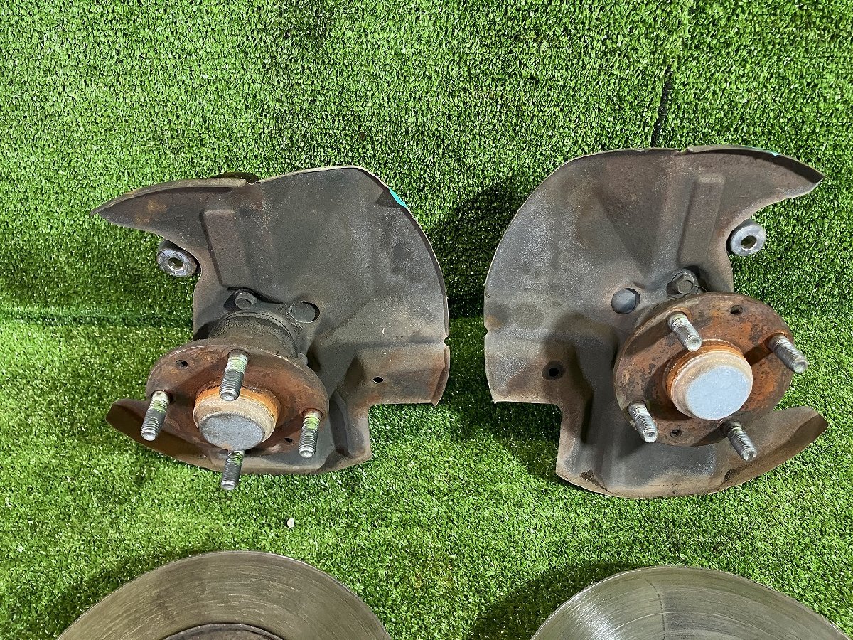 S管理78298 H12 ロードスター NB8C】★左右 フロント ブレーキ キャリパー 大径 ローター 270mm ハブナックル★※ローター段べりあり_画像5
