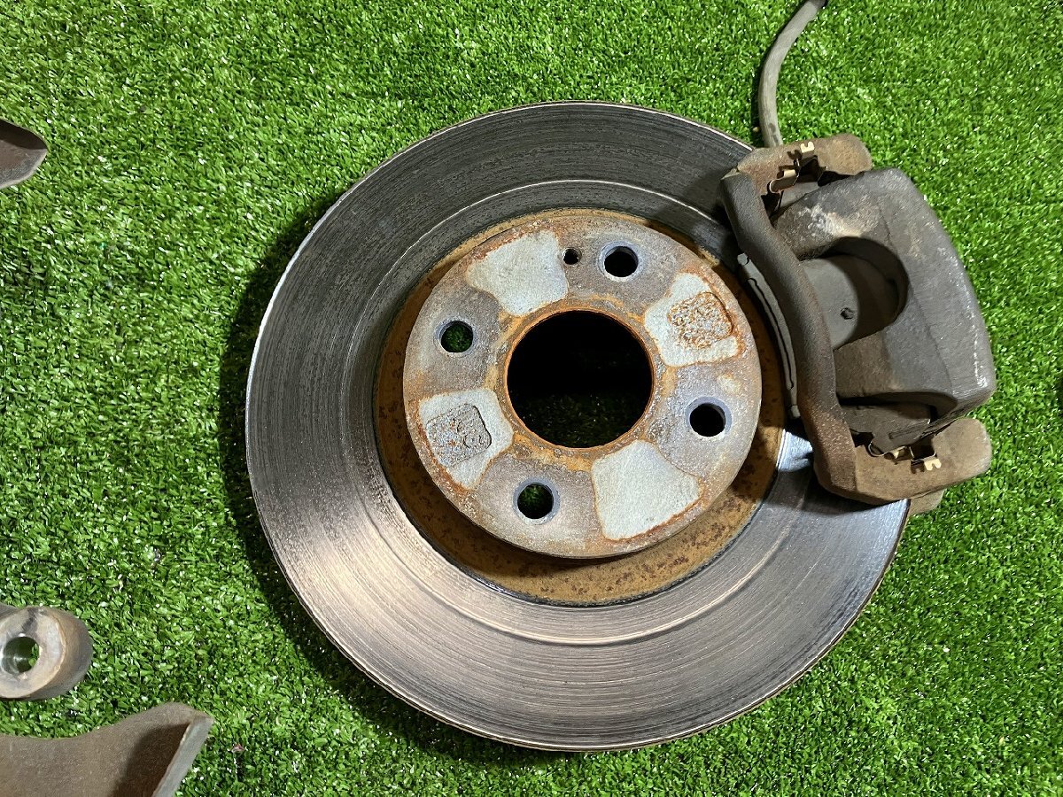 S管理78298 H12 ロードスター NB8C】★左右 フロント ブレーキ キャリパー 大径 ローター 270mm ハブナックル★※ローター段べりあり_画像9