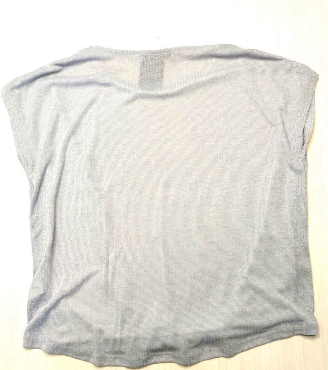 (送料無料)新品未使用品 GIVORS レディース ノースリーブブラウス ☆サイズL バスト86〜94㎝、身長154〜162㎝☆素材 ポリエステル100%_画像6