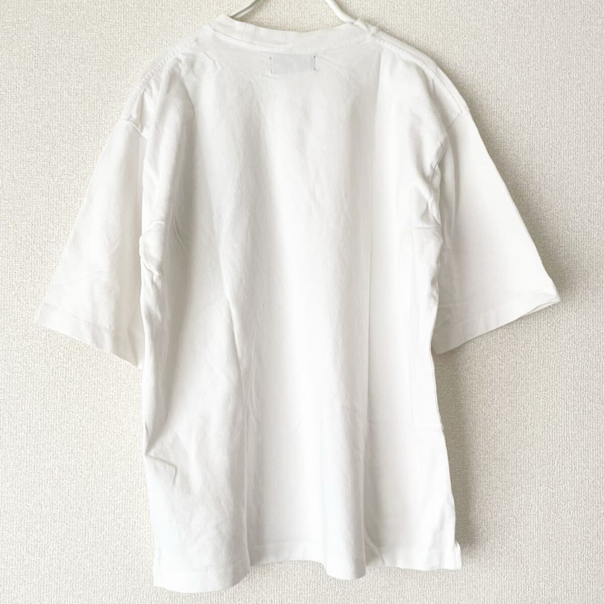 カンゴール オシャレなチェック柄ポケットTシャツ メンズ S★半袖 古著 ホワイト 白 綿 コットン カジュアル 上品 KANGOL ビッグシルエット
