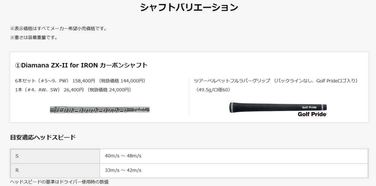 スリクソン zx4 mk2 アイアン 6本 Diamana ZX-Ⅱ 60 S カーボンシャフト MkII Mk-II srixonDUNLOPダンロップ ディアマナ_画像5