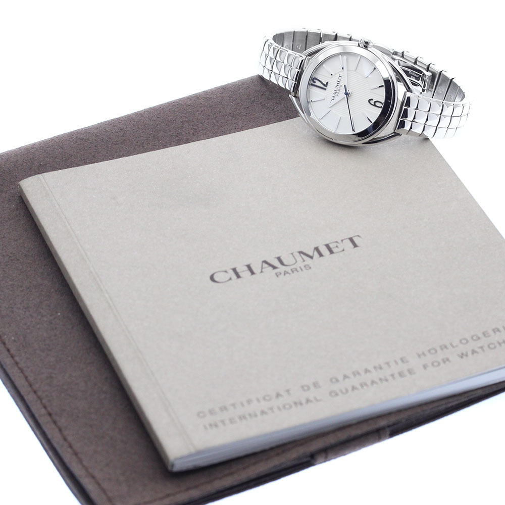 ショーメ Chaumet W23610-01A リアン クォーツ レディース 良品 保証書付き_891857