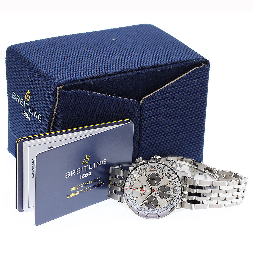 ブライトリング BREITLING AB0139 ナビタイマー B01 クロノグラフ 41 自動巻き メンズ 美品 内箱・保証書付き_898146_画像2