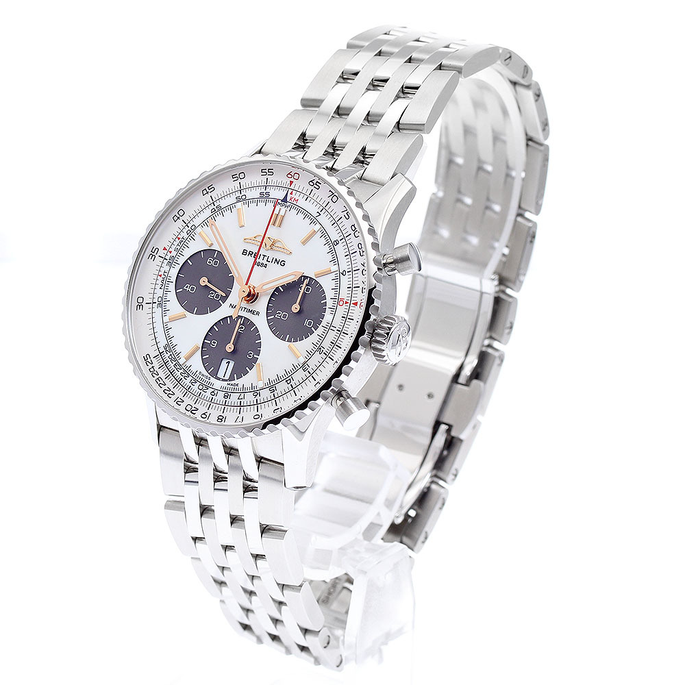 ブライトリング BREITLING AB0139 ナビタイマー B01 クロノグラフ 41 自動巻き メンズ 美品 内箱・保証書付き_898146_画像3