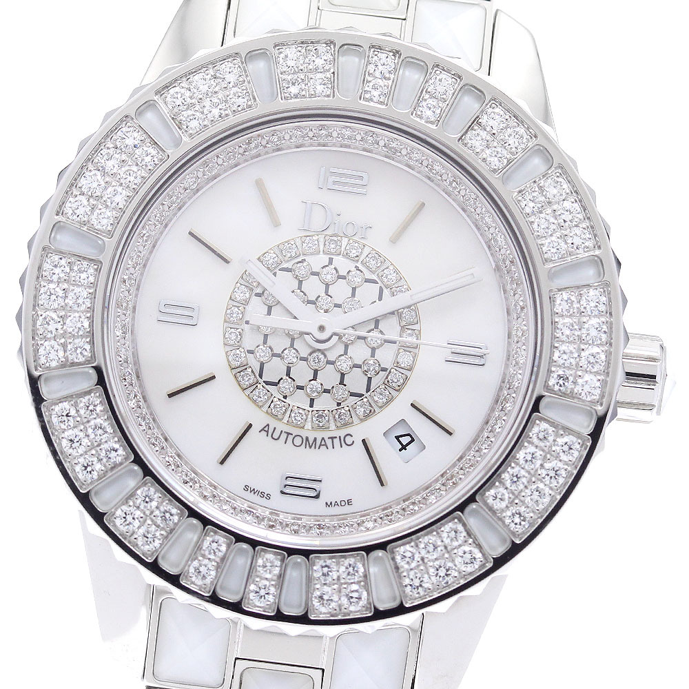 Dior Dior CD113512 crystal Date самозаводящиеся часы женский прекрасный товар _898163  Dior Dior CD113512 crystal Date самозаводящиеся часы женский прекрасный товар _898163