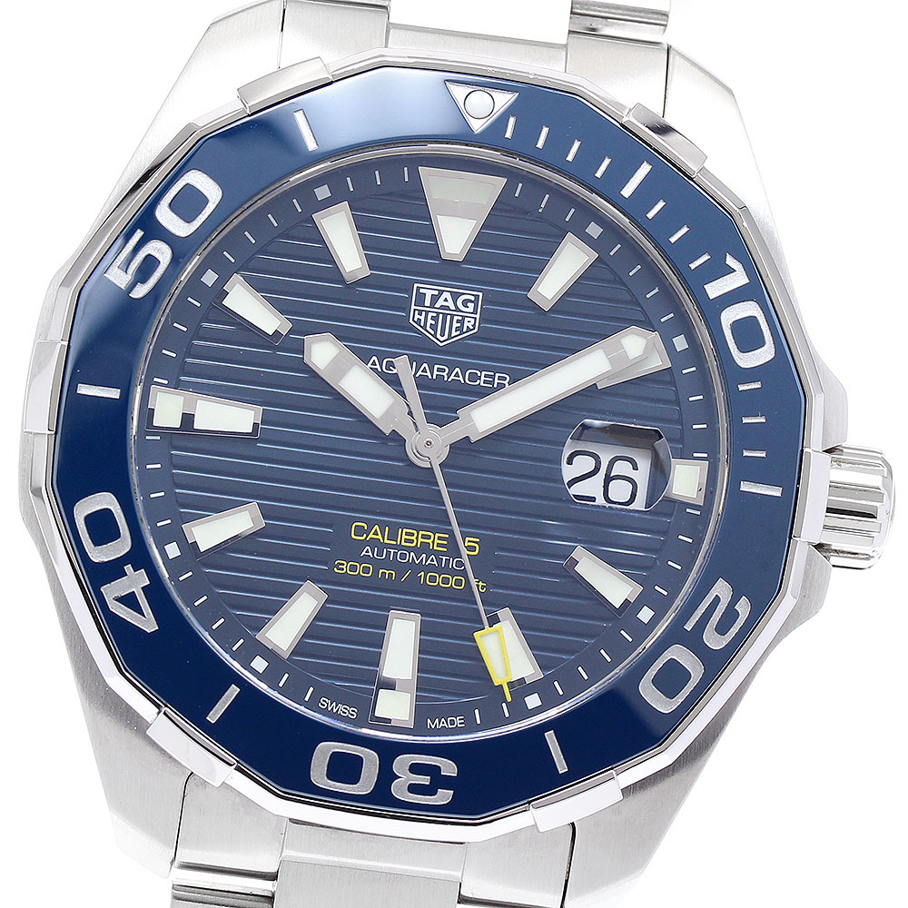 タグホイヤー TAG HEUER WAY201B アクアレーサー キャリバー5 デイト 自動巻き メンズ _890437_画像1