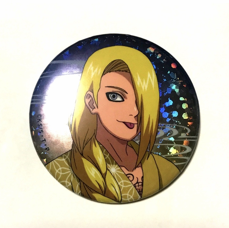 デイダラ アニメイトカフェ 蛍 缶バッジ イラストシート NARUTO アニメイトカフェ 蛍 ホログラム缶バッジ デイダラ