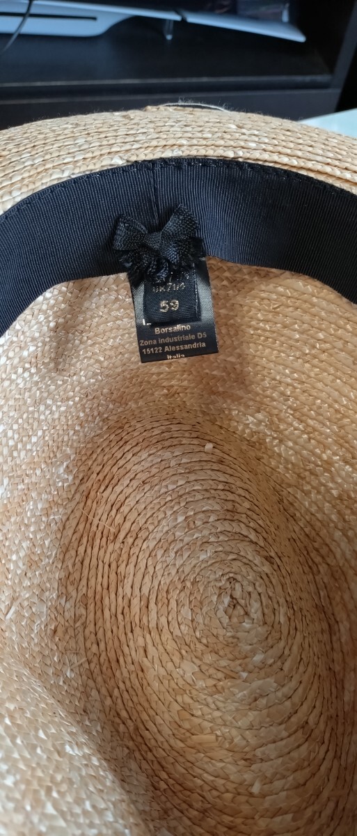 Borsalinoboru surrey no соломинка лезвие . покрой . шляпа ROMY BRAIDED STRAW 233099 соломинка шляпа 