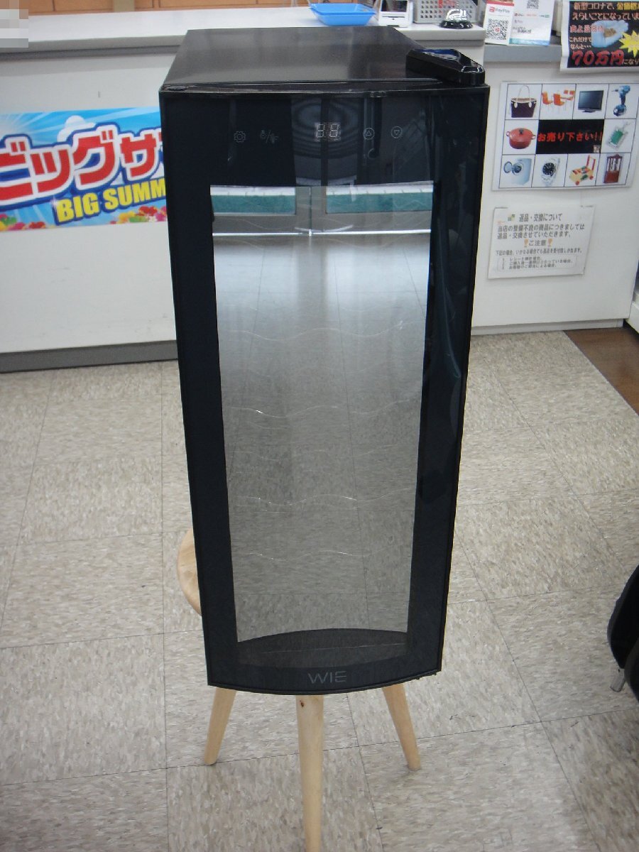 7252KT 美品 WIE 電子 ミニワインクーラー WIWCTE12BFGADX ペルチェ式