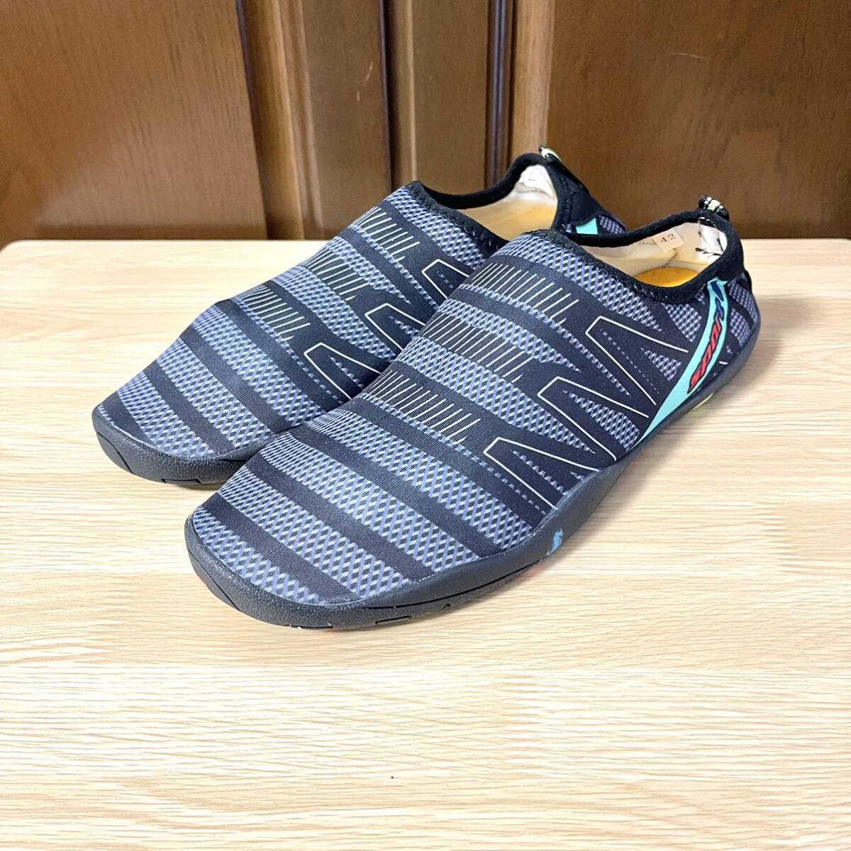 マリンシューズ アクアシューズ ウォーターシューズ 大人 スポーツ 軽量 速乾 27.0_画像6