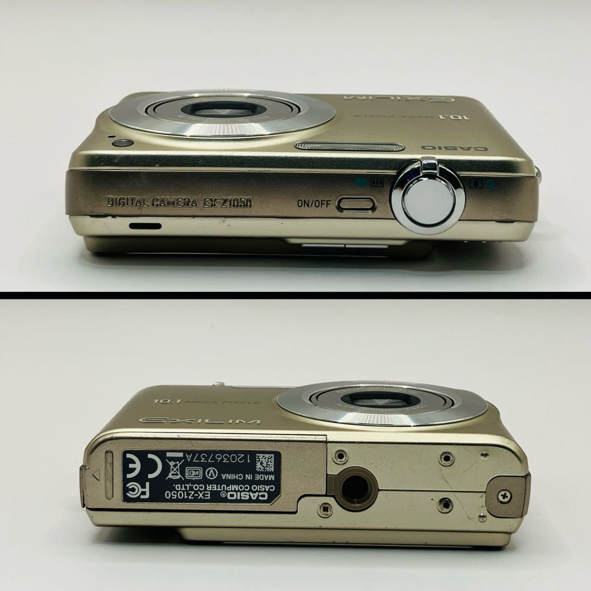 美品&動作確認済み!! CASIO EXILIM EX-Z1050GD ゴールド CASIO EXILIM EX-Z1050-GD ゴールド ジャンク バッテリー 動作