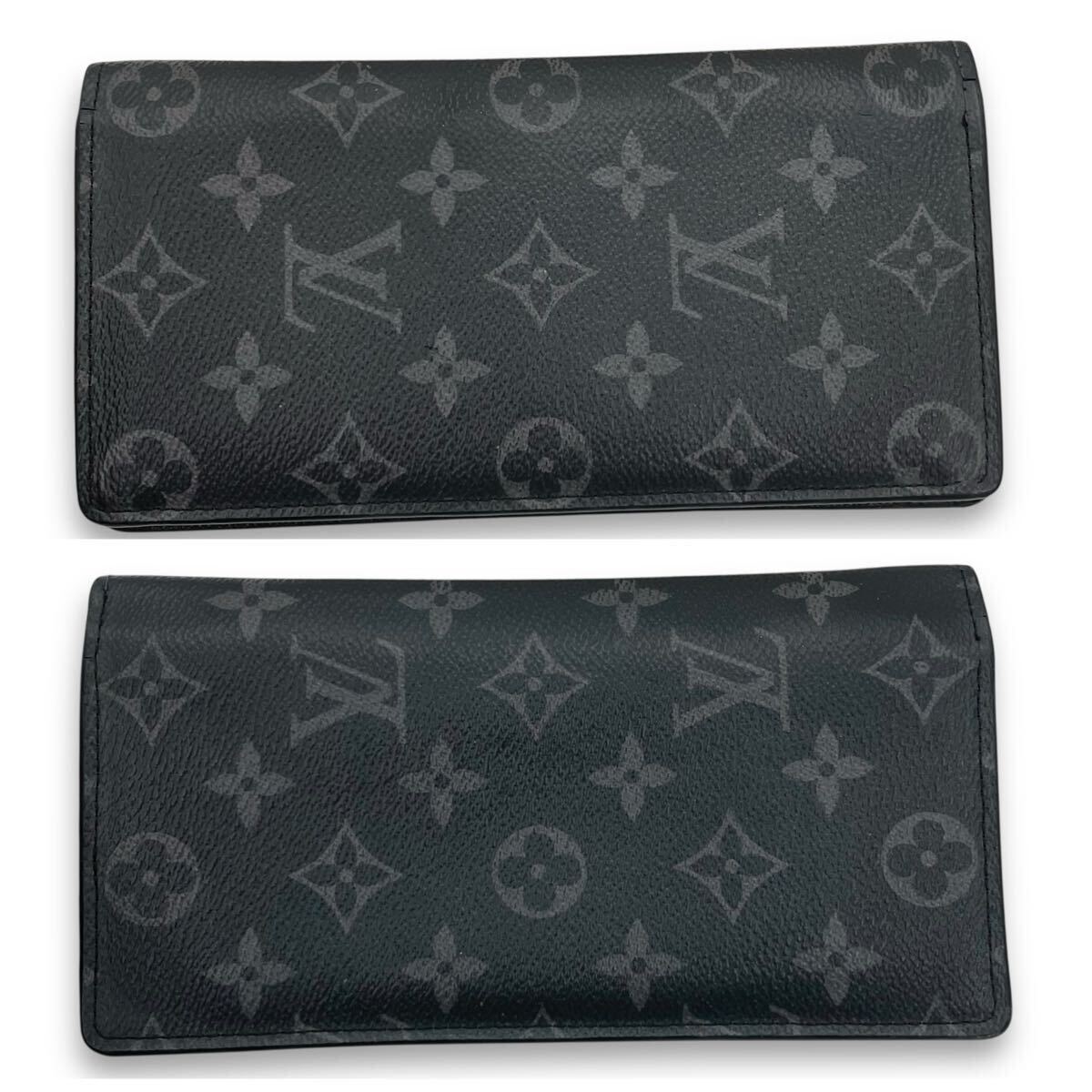 ルイヴィトン ポルトフォイユ ブラザ 長財布 モノグラム エクリプス グレー ルイヴィトン 財布 LOUIS VUITTON M61697 モノグラムエクリプス