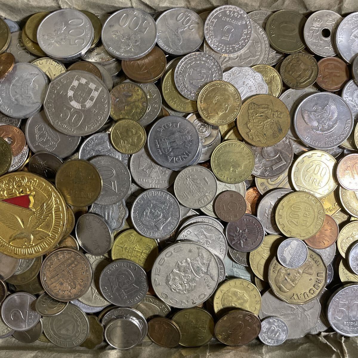 中国 旧貨幣 コレクション 約50枚 海外コイン 外国コイン 旧硬貨 F 1円〜 外国コイン 未選別 外国硬貨 コイン コレクション 大量