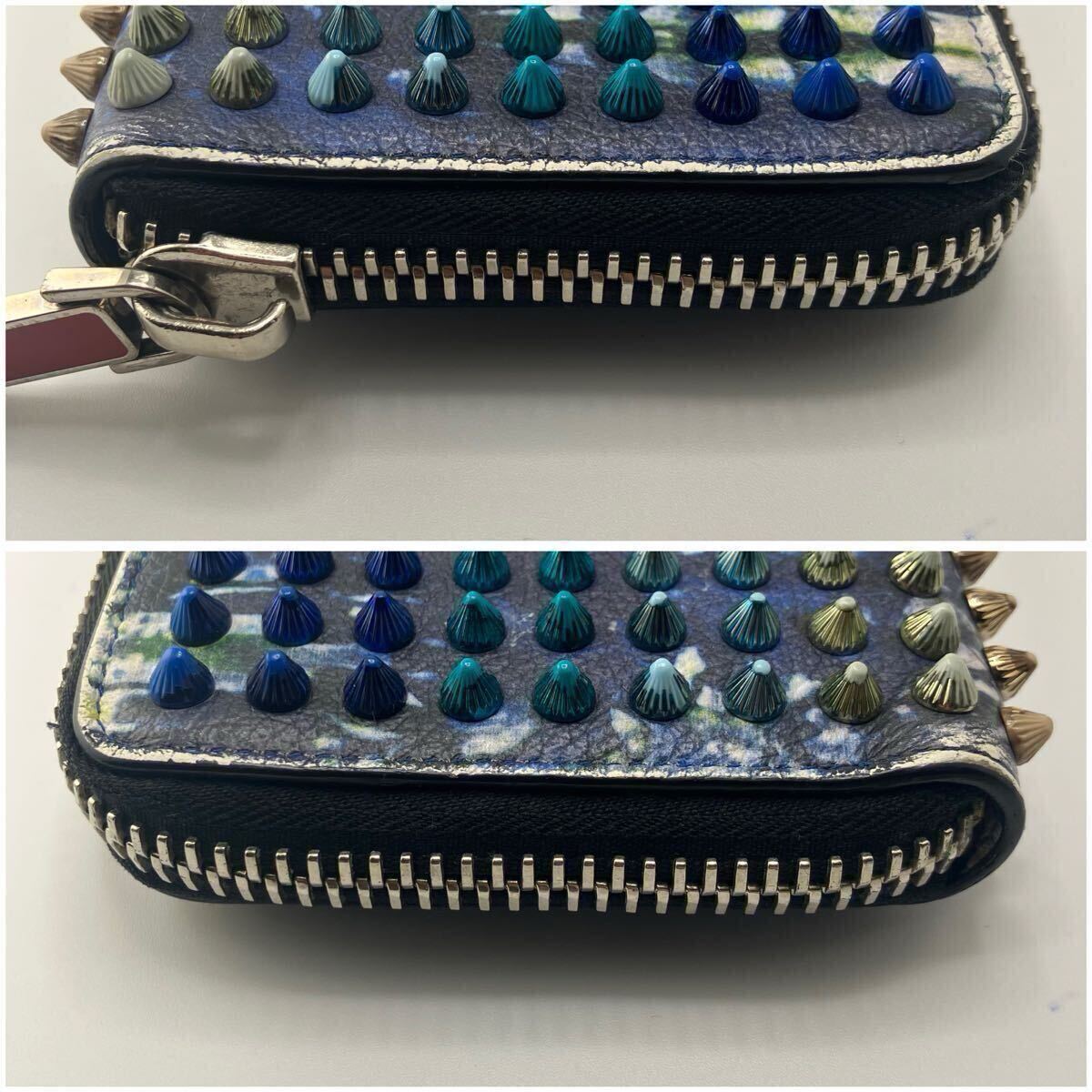 ◆Christian Louboutin◆クリスチャンルブタン/スパイク 長財布 極美品◇Christian Louboutin クリスチャンルブタン 長財布