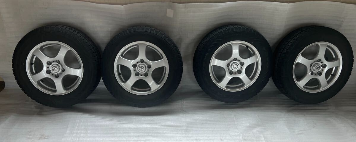 日産ディーラーオプションホイール　スタッドレス付き　4本セット　195/65/15 