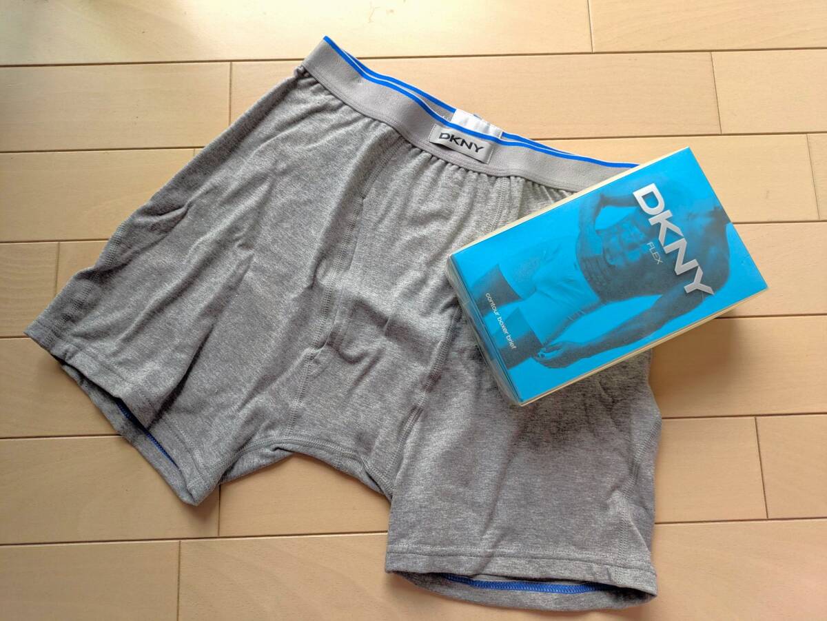 【DKNY ダナキャランニューヨーク】 contour boxer　brief　ボクサーブリーフ　M（ウエスト76～84cm）　グレー　コットン_画像5