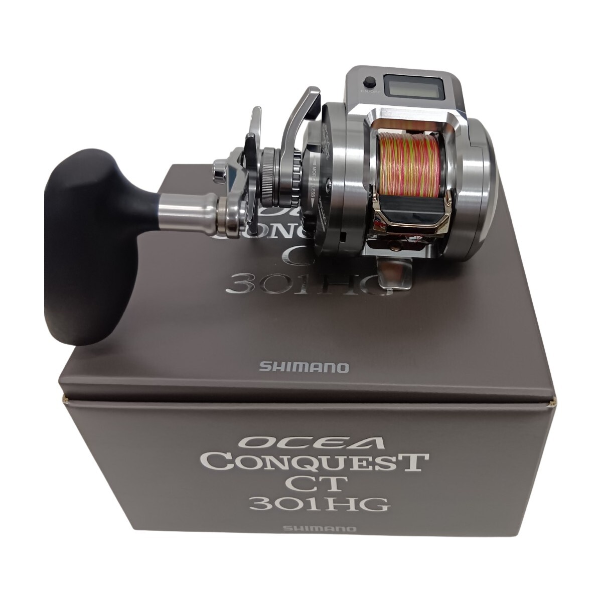SHIMANO シマノ 046727 両軸リール　CT301HG 24 オシア コンクエスト 程度A 箱付 目立った傷や汚れなし_画像1