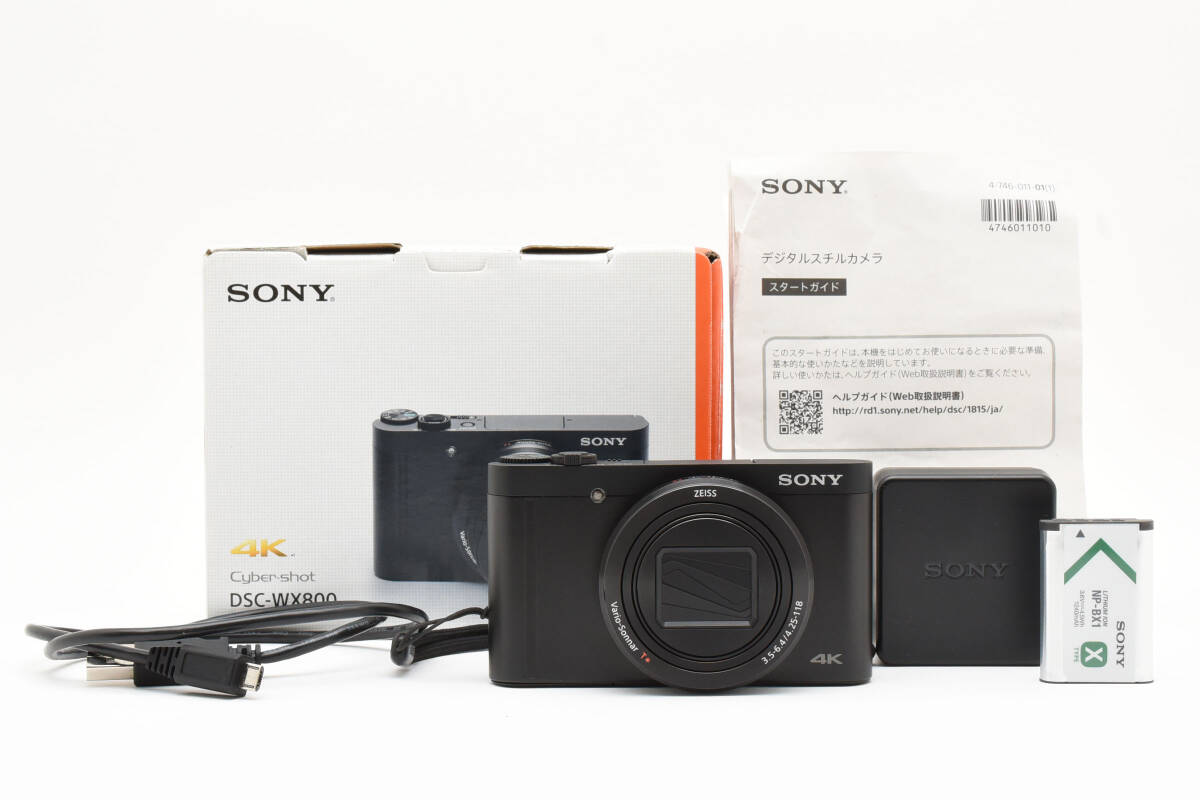 SONY DSC-WX800 4K コンパクトデジタルカメラ マイクロSDカード