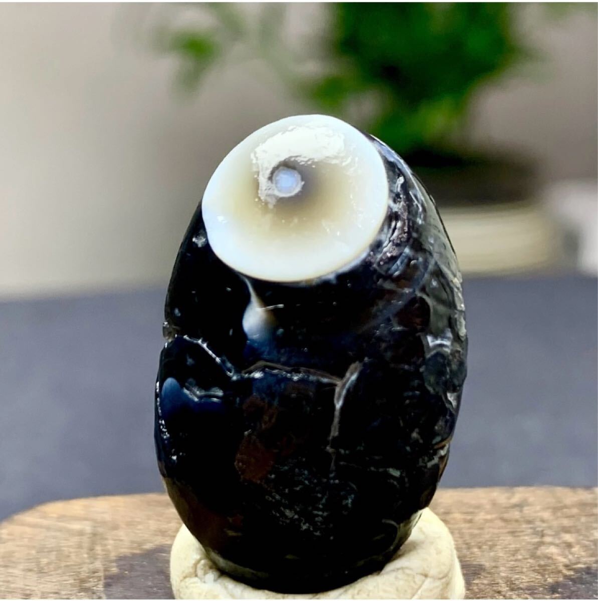 アラシャンゴビアゲート　ゴビ瑪瑙　蒙古瑪瑙　チベット　天珠天眼原石翡翠オパールパワーストーンアイアゲートルチル根付鉱物標本化石勾玉_画像3