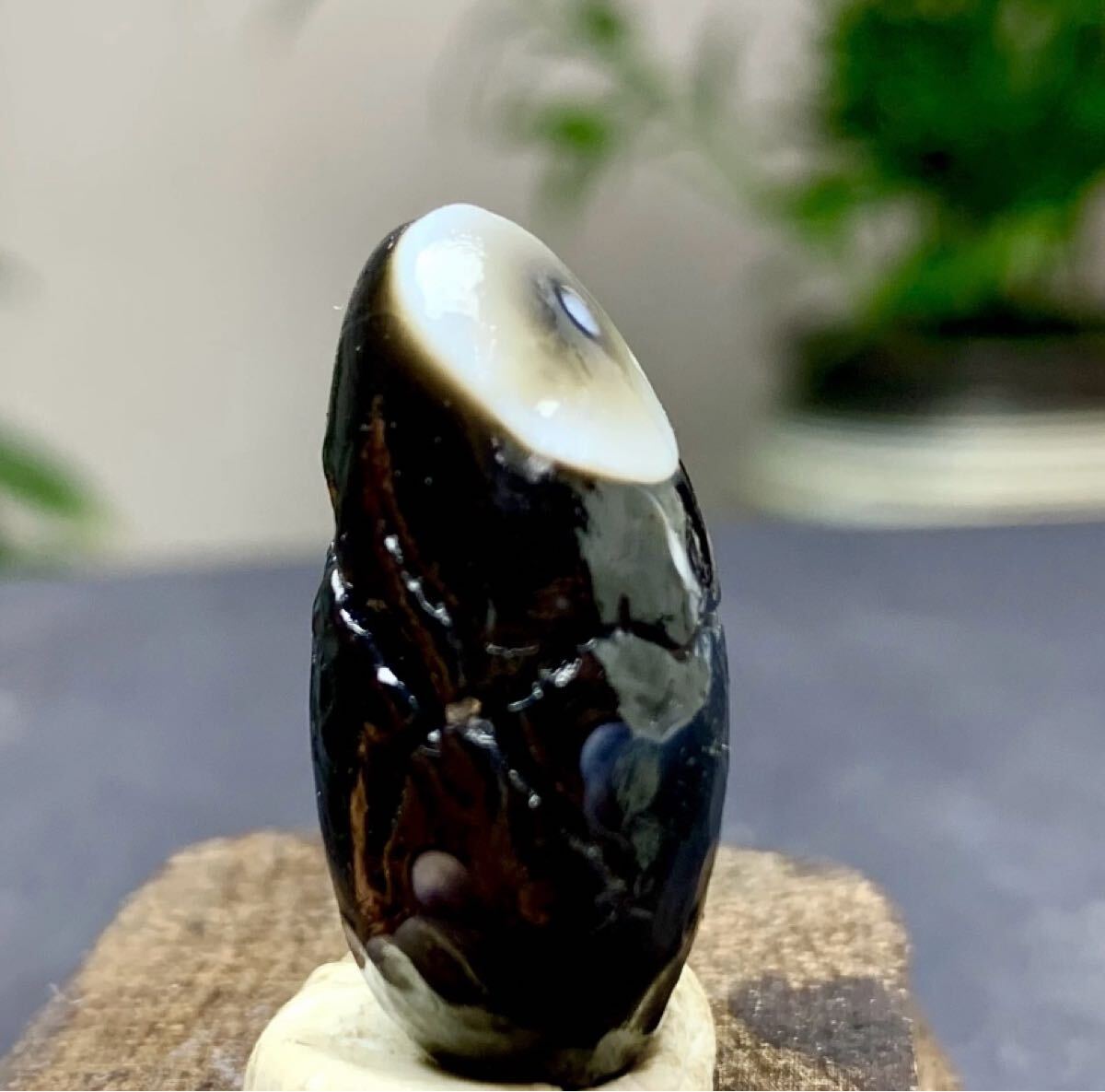 アラシャンゴビアゲート　ゴビ瑪瑙　蒙古瑪瑙　チベット　天珠天眼原石翡翠オパールパワーストーンアイアゲートルチル根付鉱物標本化石勾玉_画像6