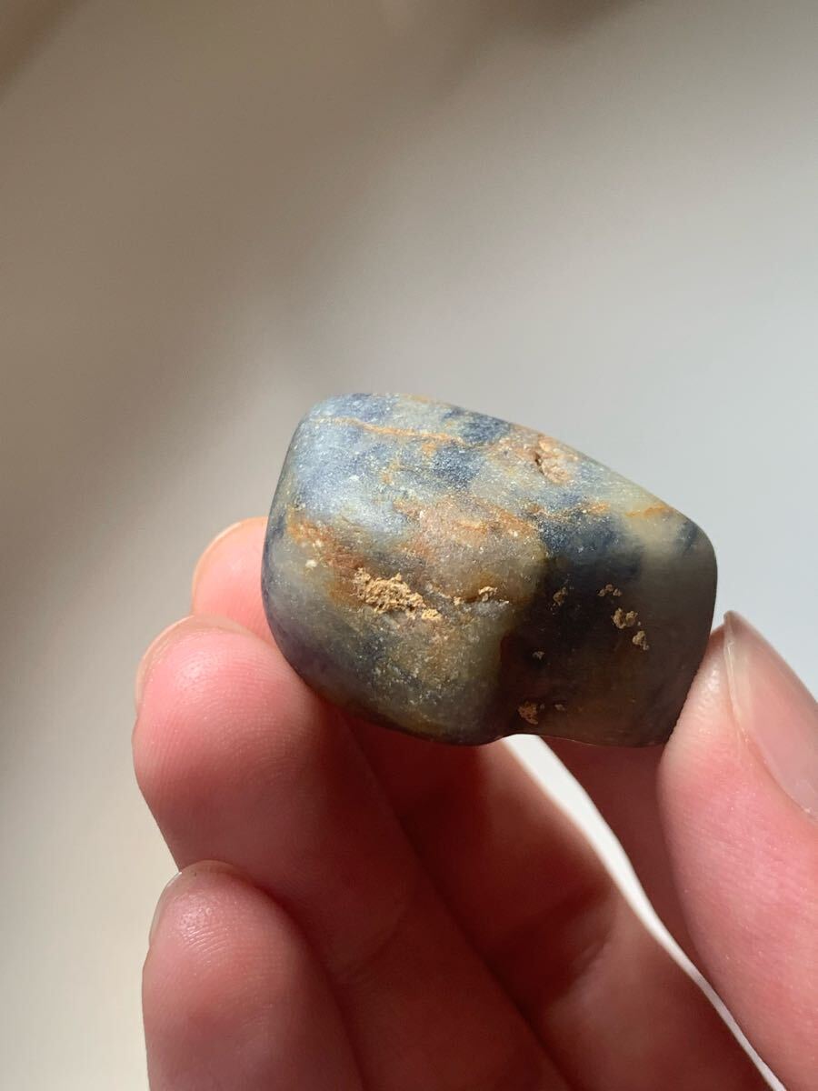 日本の鉱物 糸魚川コランダム原石 新潟県糸魚川市 サファイアトパズ輝安鉱原石国産鉱物標本日本産水石鑑賞石根付トパーズ化石岩石翡翠_画像2