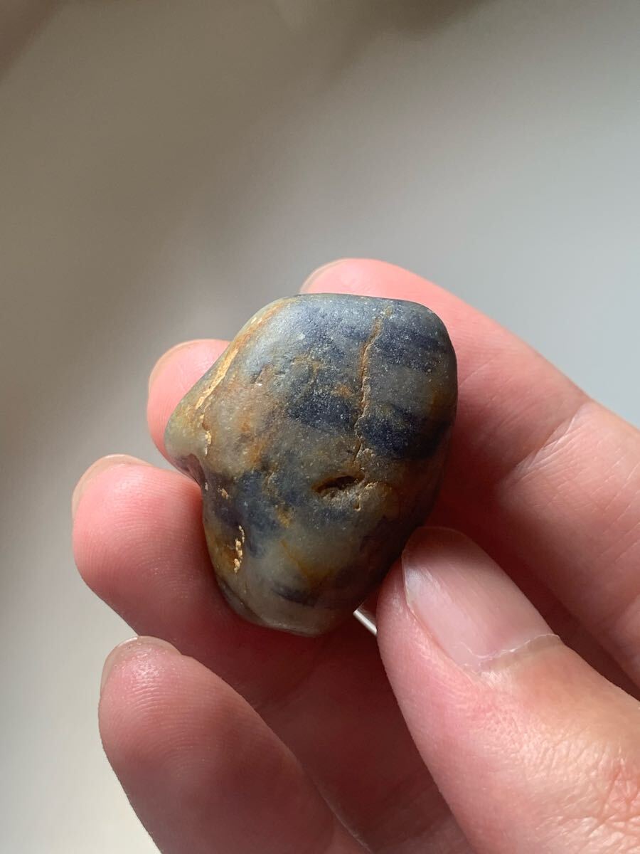 日本の鉱物 糸魚川コランダム原石 新潟県糸魚川市 サファイアトパズ輝安鉱原石国産鉱物標本日本産水石鑑賞石根付トパーズ化石岩石翡翠_画像6