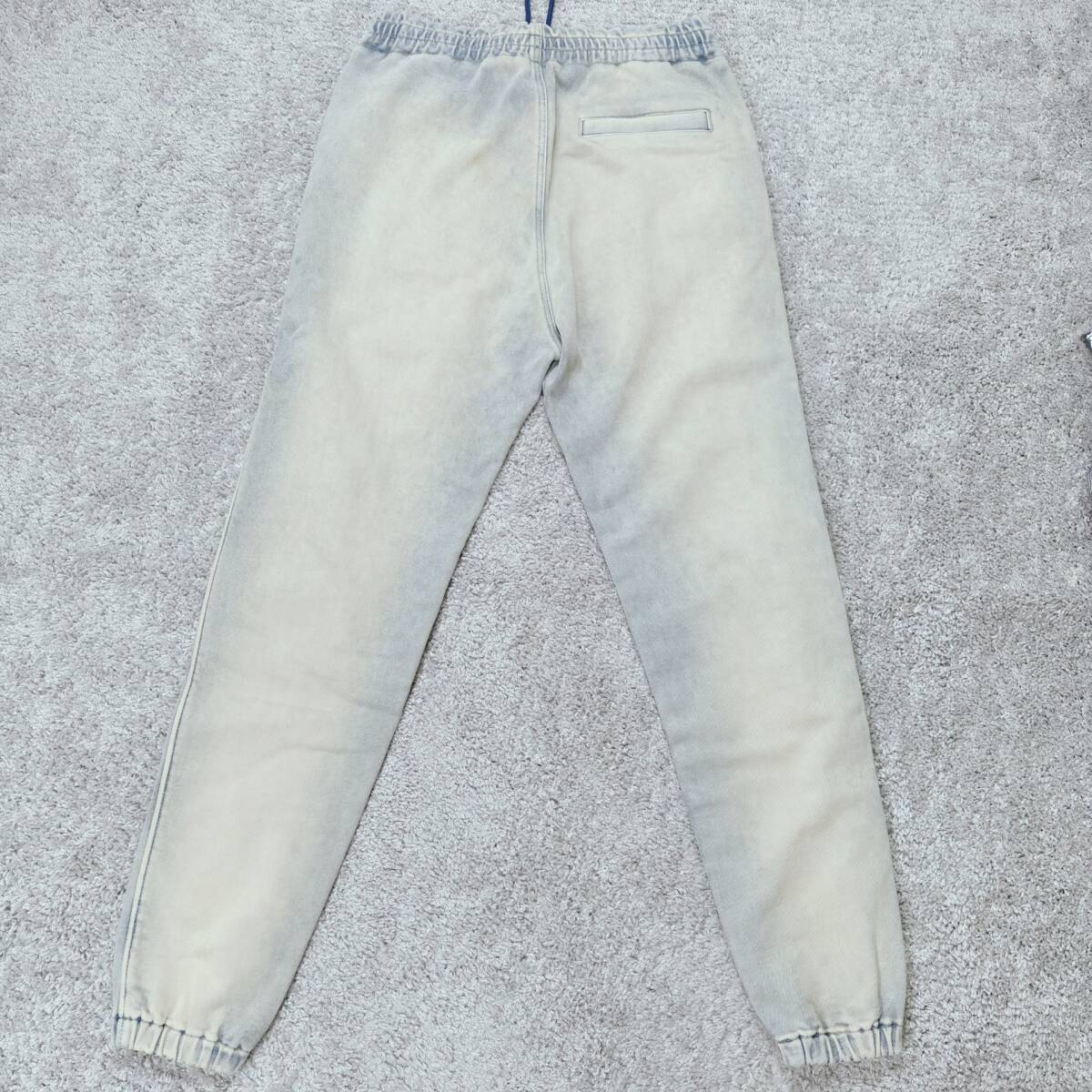DIESEL 24AW D-Lab Track Denim 068LU ディーゼル スウェットデニムパンツ 表記サイズS (M〜Lサイズ相当) 近年モデル 定価57,200円_画像2