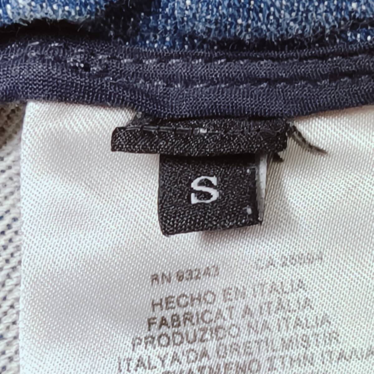 DIESEL 24AW D-Lab Track Denim 068LU ディーゼル スウェットデニムパンツ 表記サイズS (M〜Lサイズ相当) 近年モデル 定価57,200円_画像9