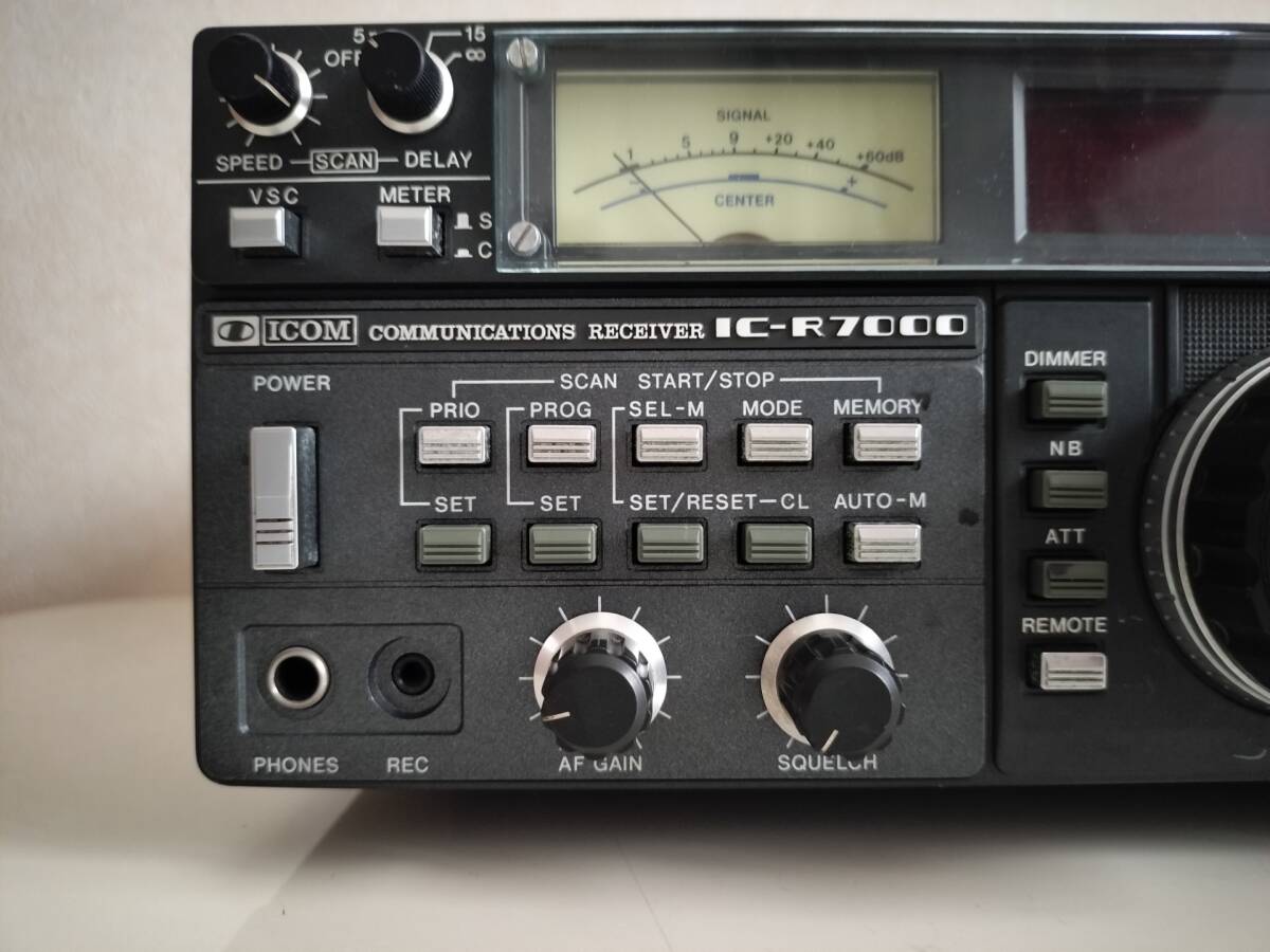 ★動作品★ICOM IC-R7000+TV-R7000J 広帯域受信機 ICOM IC-R7000(広帯域受信機)+TV-R7000J 現状品(受信機)|売買