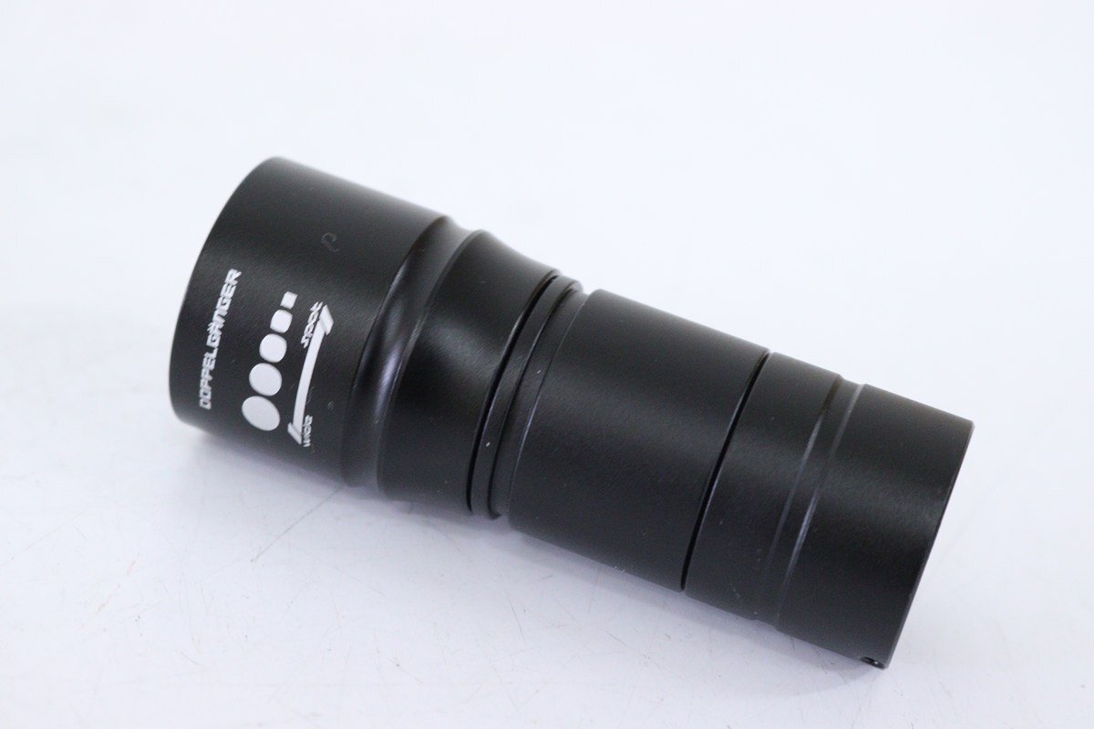 ●DOPPELGANGER ドッペルギャンガー／Boro ボロ DL-07 電池式／USB充電式 前后ライトセット 美品