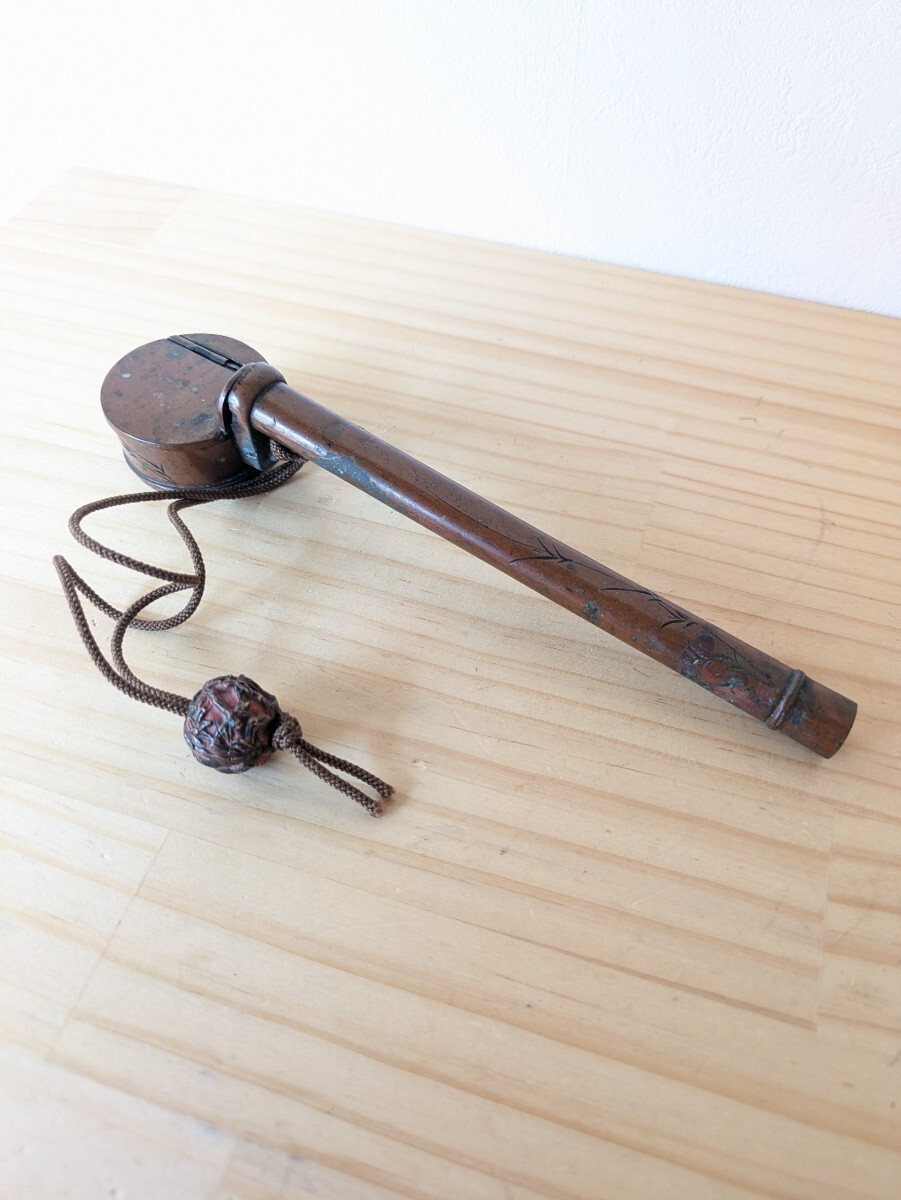 矢立 骨董品 アンティーク 矢立て 真鍮製 A17a/b/c - 骨董、古民具、古書の“芳栄堂”