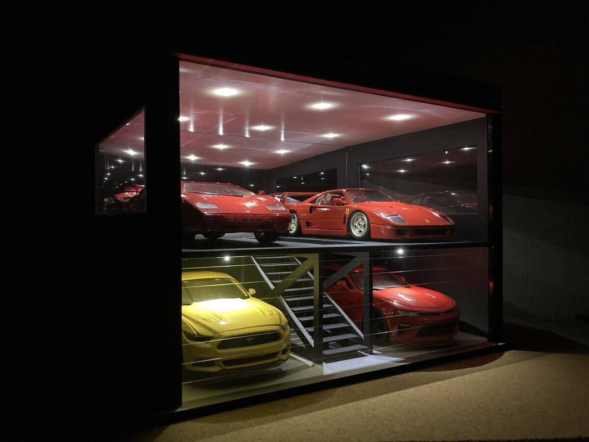 ミニカー専用ジオラマ：1/43 ガレージハウスタイプギャラリー(2