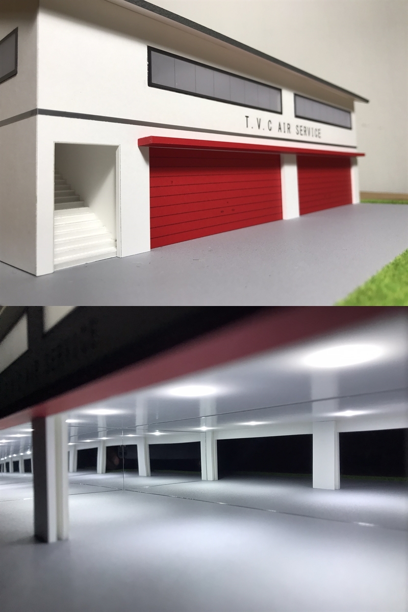 ミニカー専用ジオラマ：1/64 世田谷ベースタイプガレージ（ショールーム仕様） ミニカー専用ジオラマ：1/64 世田谷ベースタイプガレージ