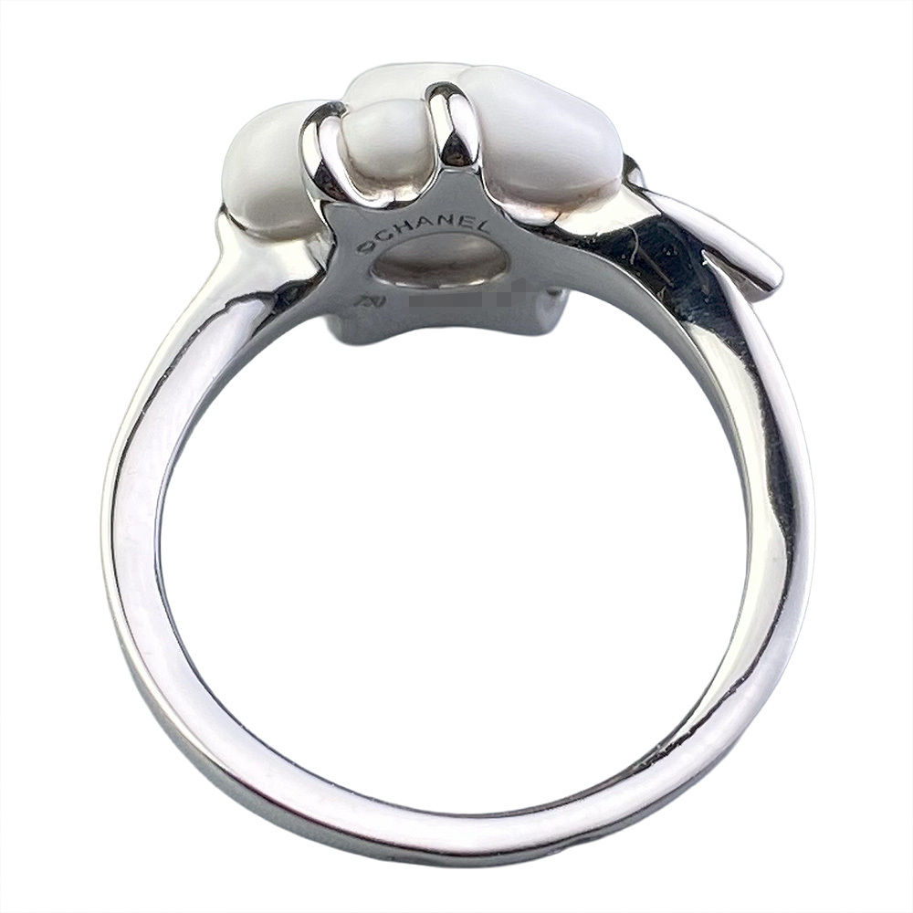 【中古】CHANEL シャネル ウルトラ リング 750WG / セラミック #9【質屋】【代引き手数料無料】_画像5