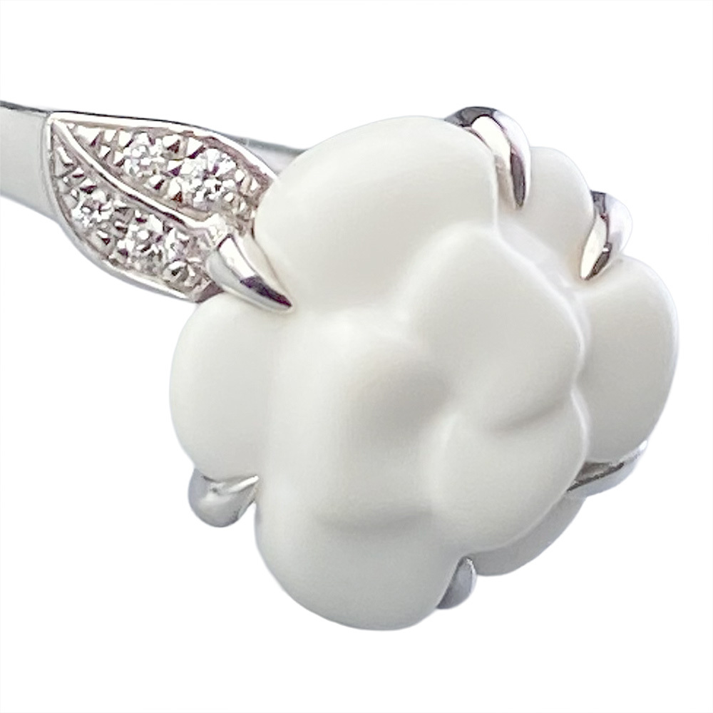 【中古】CHANEL シャネル ウルトラ リング 750WG / セラミック #9【質屋】【代引き手数料無料】_画像6